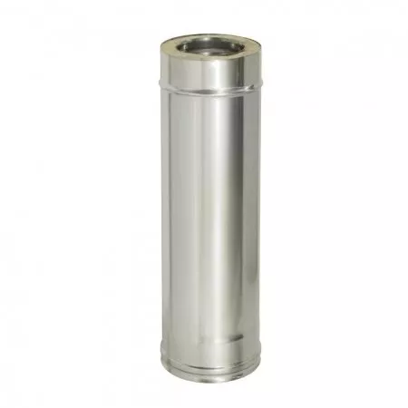 Сэндвич-труба 1,0м, ф 150х210, AISI 439/439, 1,0мм/0,5мм, (К)												